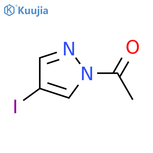 1-(4-iodo-1H-pyrazol-1-yl)ethan-1-one structure