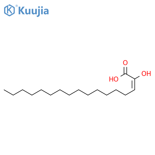 Heptadecenoic acid, 2-hydroxy- structure