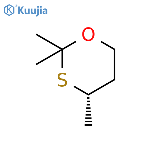 1,3-Oxathiane, 2,2,4-trimethyl-, (S)- structure