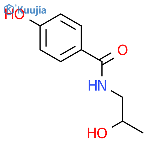 Benzamide, 4-hydroxy-N-(2-hydroxypropyl)- structure