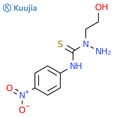 Hydrazinecarbothioamide, 1-(2-hydroxyethyl)-N-(4-nitrophenyl)- structure
