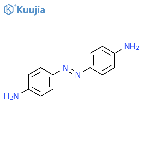4-(E)-2-(4-aminophenyl)diazen-1-ylaniline structure
