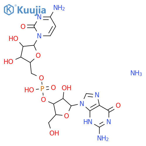 Guanylyl-3'-5'-cytidine ammonium salt structure