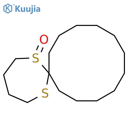 1,6-Dithiaspiro[6.11]octadecane, 1-oxide structure