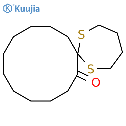 1,6-Dithiaspiro[6.11]octadecan-8-one structure