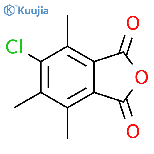 1,3-Isobenzofurandione, 5-chloro-4,6,7-trimethyl- structure