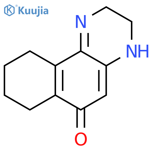 3,4,7,8,9,10-hexahydro-Benzo[f]quinoxalin-6(2H)-one structure