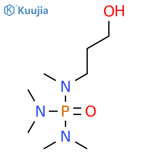 Phosphoric triamide, (3-hydroxypropyl)pentamethyl- structure