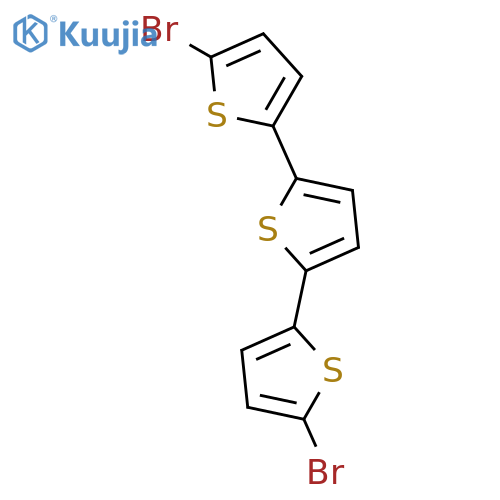5,5''-Dibromo-2,2':5',2''-terthiophene structure