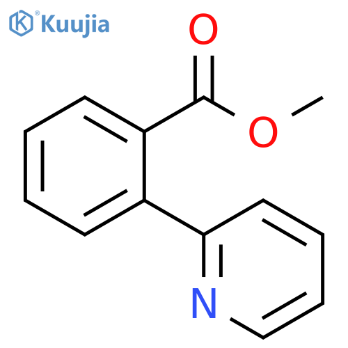 Benzoic acid, 2-(2-pyridinyl)-, methyl ester structure