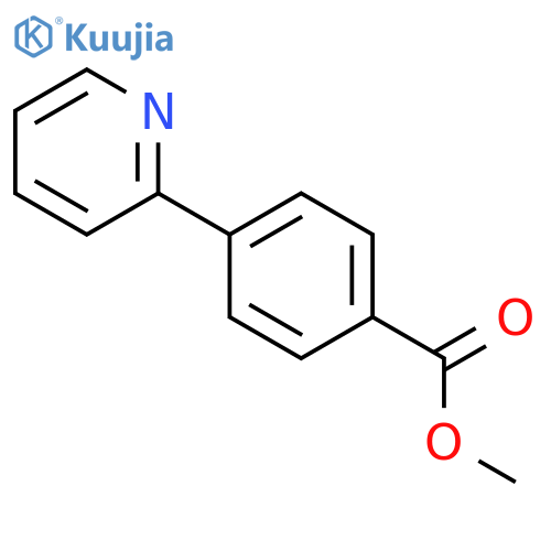 Methyl 4-(2-pyridinyl)benzoate structure