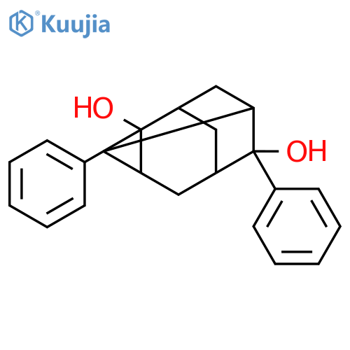 Tricyclo[3.3.1.13,7]decane-2,6-diol, 2,6-diphenyl- structure