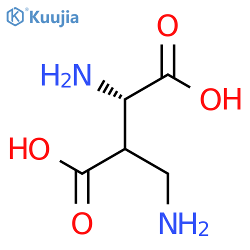 Aspartic  acid,  3-(aminomethyl)- structure