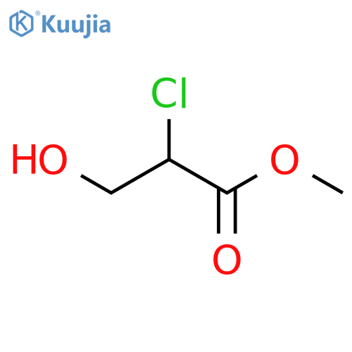 2-Chloro-3-hydroxypropionic acid methyl ester structure