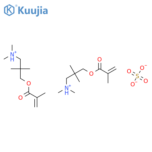 Bis((3-(methacryloyloxy)-2,2-dimethylpropyl)dimethylammonium) sulphate structure
