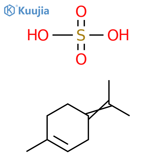 Sulfuric acid, reaction products with 1-methyl-4-(1-methylethylidene)cyclohexene, neutralized structure