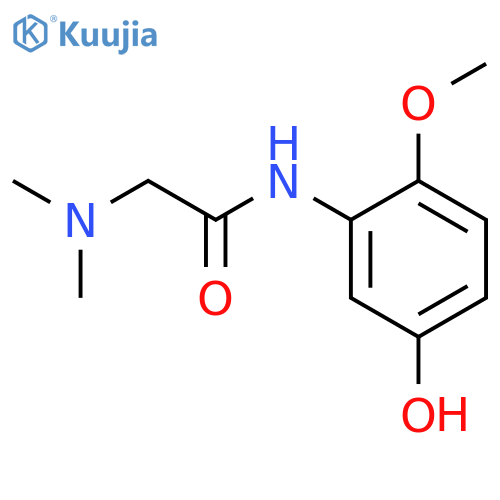 Acetamide, 2-(dimethylamino)-N-(5-hydroxy-2-methoxyphenyl)- structure