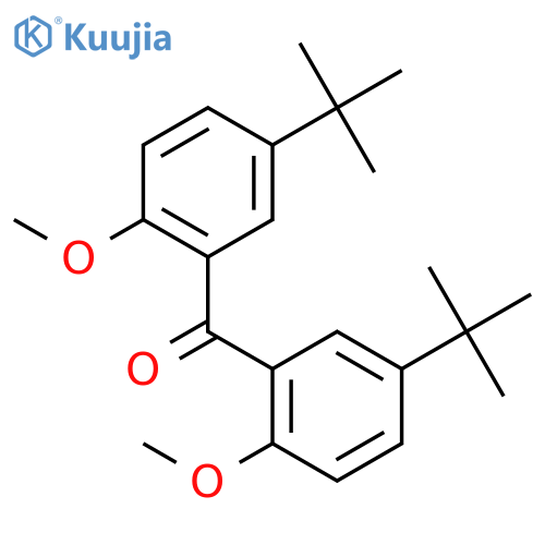 Methanone, bis[5-(1,1-dimethylethyl)-2-methoxyphenyl]- structure