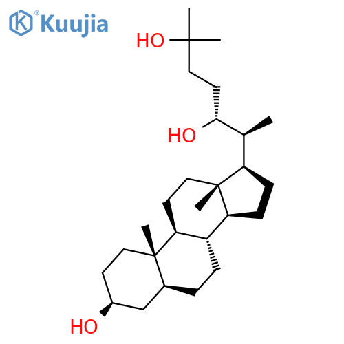 Cholestane-3,22,25-triol, (3b,5a,22R)- structure