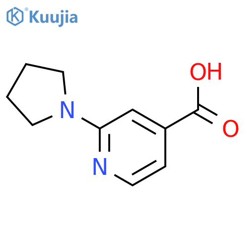 2-(Pyrrolidin-1-yl)pyridine-4-carboxylic Acid structure