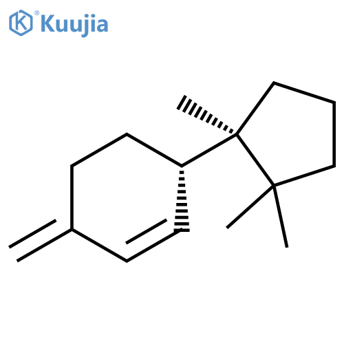 Cyclohexene, 3-methylene-6-(1,2,2-trimethylcyclopentyl)-, [S-(R*,S*)]- (9CI) structure