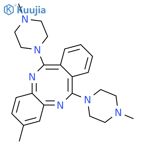 Dibenzo[b,f][1,4]diazocine, 2-methyl-6,11-bis(4-methyl-1-piperazinyl)- structure