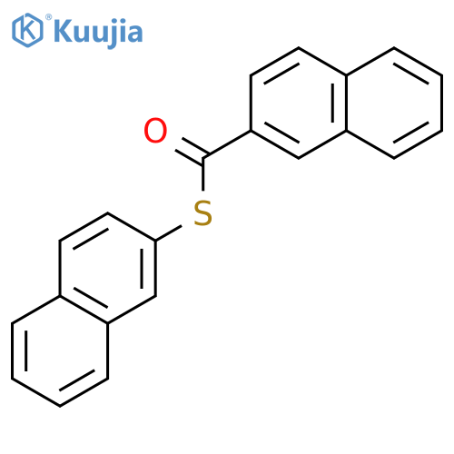 2-Naphthalenecarbothioic acid, S-2-naphthalenyl ester structure