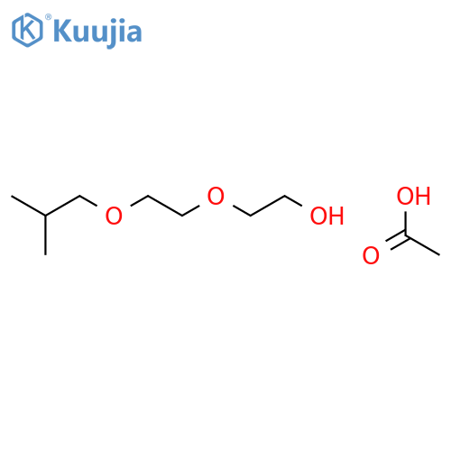 Ethanol, 2-[2-(2-methylpropoxy)ethoxy]-, acetate structure