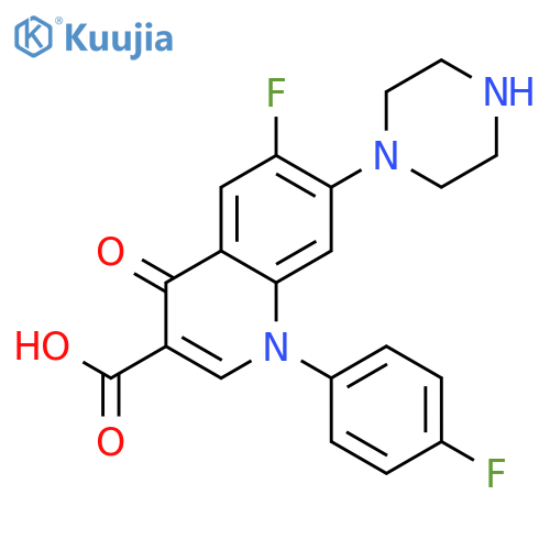Sarafloxacin structure
