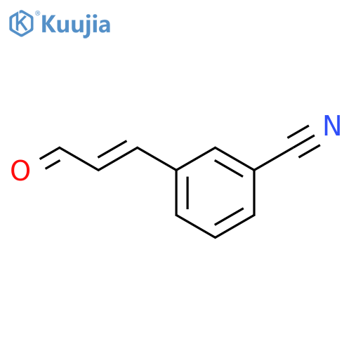 3-(3-oxoprop-1-en-1-yl)benzonitrile structure