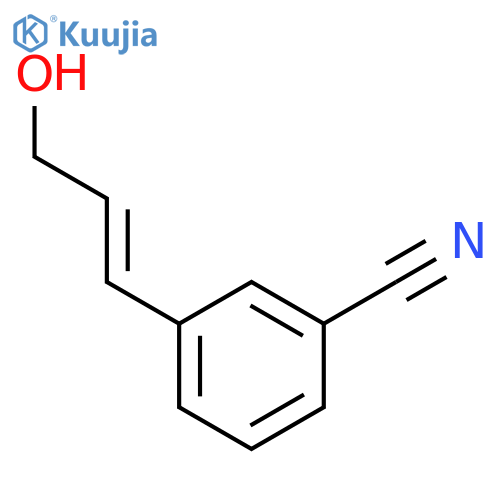 3-(3-hydroxyprop-1-en-1-yl)benzonitrile structure