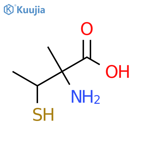 Isovaline, 3-mercapto- structure