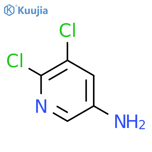 5,6-dichloropyridin-3-amine structure