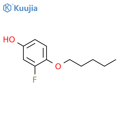Phenol, 3-fluoro-4-(pentyloxy)- structure