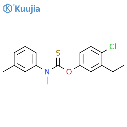 Carbamothioic acid, methyl(3-methylphenyl)-, O-(4-chloro-3-ethylphenyl) ester (9CI) structure