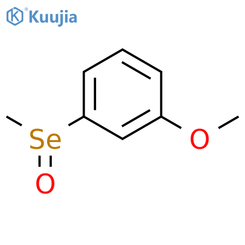 Benzene, 1-methoxy-3-(methylseleninyl)- structure