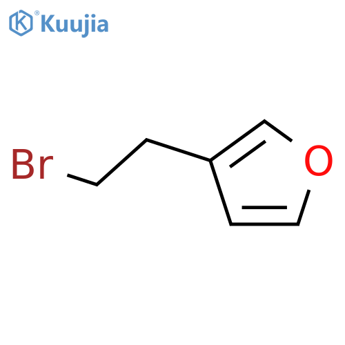 3-(2-bromoethyl)furan structure