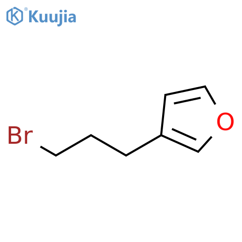 3-(3-bromopropyl)furan structure