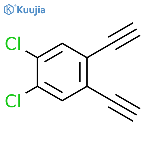 Benzene, 1,2-dichloro-4,5-diethynyl- structure