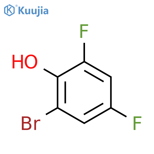 2-Bromo-4,6-difluorophenol structure