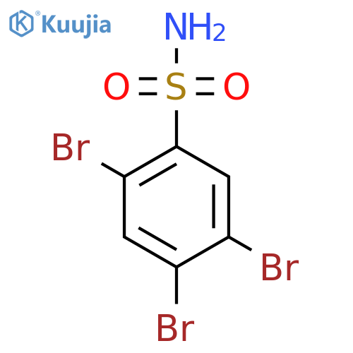 2,4,5-Tribromobenzenesulfonamide structure