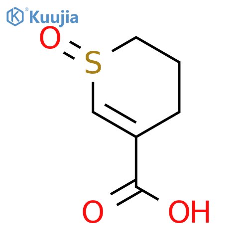 2H-Thiopyran-5-carboxylicacid, 3,4-dihydro-, 1-oxide structure