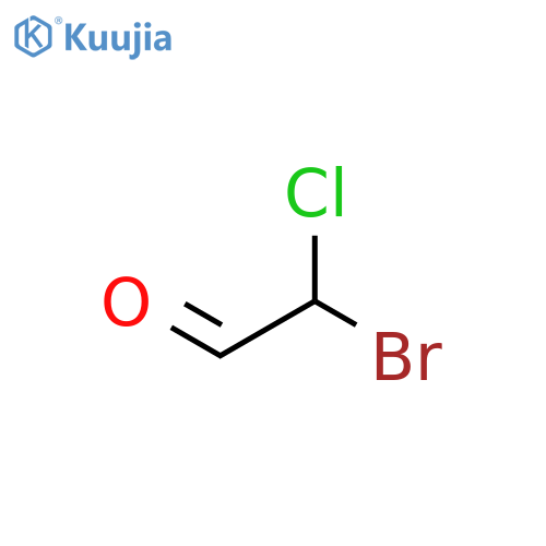 Bromochloroacetaldehyde structure