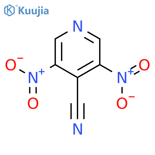 3,5-Dinitroisonicotinonitrile structure