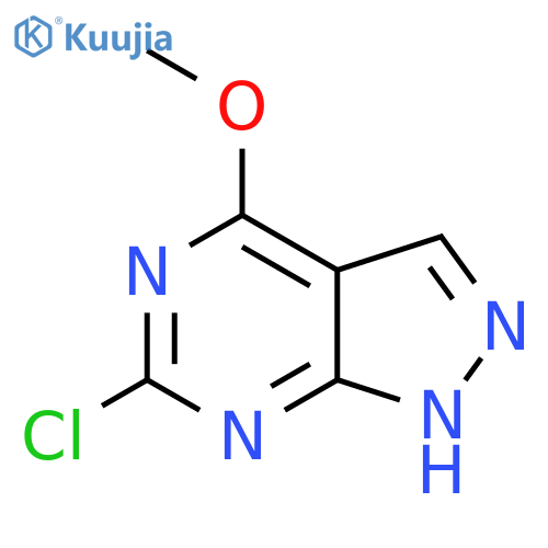 6-Chloro-4-methoxy-1H-pyrazolo[3,4-d]pyrimidine structure