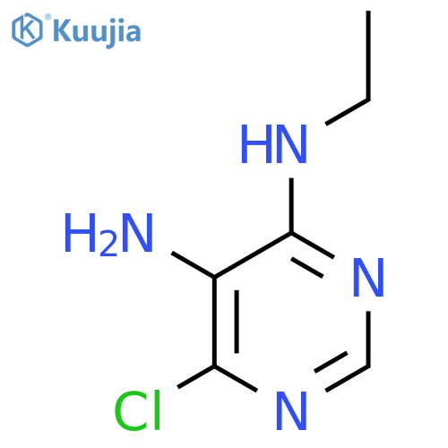 6-chloro-N4-ethylpyrimidine-4,5-diamine structure