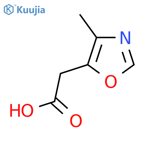 4-Methyloxazole-5-acetic Acid structure
