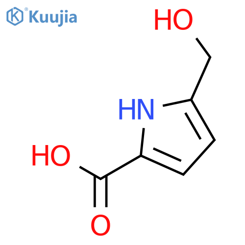 5-(Hydroxymethyl)-1H-pyrrole-2-carboxylic acid structure