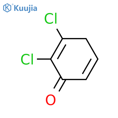 2,5-Cyclohexadien-1-one,  2,3-dichloro- structure