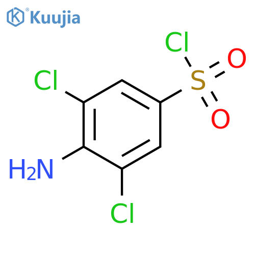 4-Amino-3,5-dichlorobenzene-1-sulfonyl chloride structure